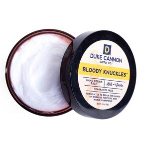 img 3 attached to Duke Cannon Supply Co. Bloody Knuckles Hand Repair Balm - Увлажняющий крем для рук в путешествии (вес нетто 1.4 унции)