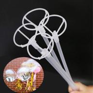 balloon stick clear holder balloons logo