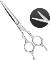 💇 6.7 inch ulg professional hair cutting scissors - barber haircut shears for hairdressing, hair salon - 440c japanese stainless steel hair trimming razor edge scissor logo