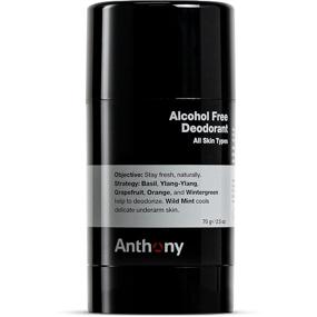 img 4 attached to 🚫 Anthony Alcohol Free, Aluminum Free Deodorant for Men: Non-Irritant Cool Gel Stick for Sensitive Skin, Sport Strength Prevents Odor All Day – Clear, Stain Free – 2.5 Fl Oz