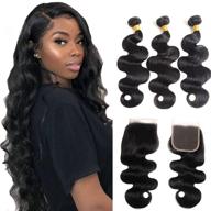 bundles closure unprocessed brazilian natural hair care and hair extensions, wigs & accessories logo