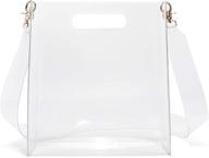 👜 medium women's tiwougel transparent waterproof crossbody handbag - handbags & wallets logo