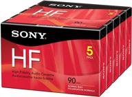 высококачественные кассеты sony 5c90hfr продолжительностью 90 минут, 5 штук - отличное решение для записи качественного аудио. логотип