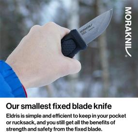 img 2 attached to Morakniv Eldris Compact Fixed-Blade Knife: Sandvik Stainless Steel Blade, 2.2-Inch Length, and Plastic Sheath