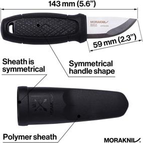 img 3 attached to Morakniv Eldris Compact Fixed-Blade Knife: Sandvik Stainless Steel Blade, 2.2-Inch Length, and Plastic Sheath