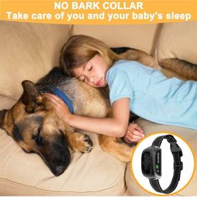 img 1 attached to 🐶 Habbipet Rechargeable Bark Collar with Beep Vibration Smart Detection Chip - Anti-Barking Model for Small, Medium, and Large Dogs (9 Adjustable Sensitivity Levels)