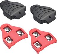 🚴 etercycle road bike cleats cover set: look delta cleats (9° degree float) for indoor cycling shoes logo