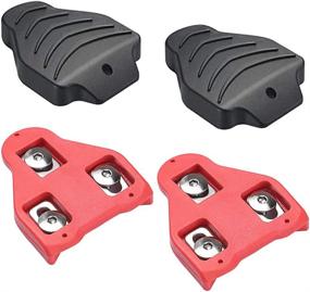 img 4 attached to 🚴 Etercycle Road Bike Cleats Cover Set: Look Delta Cleats (9° Degree Float) for Indoor Cycling Shoes