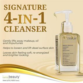 img 1 attached to 🌿 Luxe Beauty: 4 in 1 Cleanser - Skin Detox (4 fl oz.) - Makeup Remover - Bioactive Herbs and Botanicals - pH Balancing - Natural Cleanser, Toner, and Exfoliator - All Skin Types