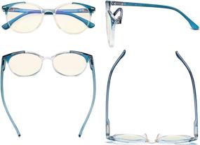 img 1 attached to Eyekepper 4-pack Round Reading Glasses with Blue Light Blocking for Women (+2.00) - Enhance Your SEO