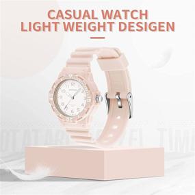 img 1 attached to Stylish and Functional: Women's Watches Waterproof Luminous Minimalist Design