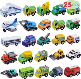 img 4 attached to 🚚 Durable Die Cast Toy Trucks for Toddlers - JOYIN Vehicles for Hours of Fun!