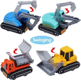 img 2 attached to 🚚 Durable Die Cast Toy Trucks for Toddlers - JOYIN Vehicles for Hours of Fun!