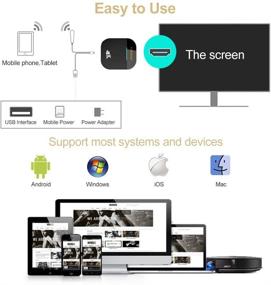 img 1 attached to 📲 FayTun 4K WiFi Display Dongle: Ультимативный беспроводной HDMI адаптер для iPhone, iPad, Android телефонов, ноутбуков и других устройств!