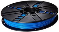 high-quality makerbot pla filament: 1.75mm diameter, large spool, vibrant blue color logo
