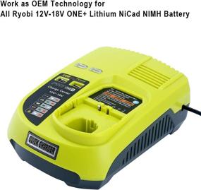 img 3 attached to 🔋 Elefly P117 Dual Chemistry 18V Battery Charger Replacement for Ryobi ONE+ P117 P118 - Compatible with 18V 14.4V 12V Lithium NiCd NiMh Batteries (P100 P101 P102 P103 P105 P107 P108)