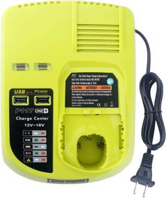 img 4 attached to 🔋 Elefly P117 Dual Chemistry 18V Battery Charger Replacement for Ryobi ONE+ P117 P118 - Compatible with 18V 14.4V 12V Lithium NiCd NiMh Batteries (P100 P101 P102 P103 P105 P107 P108)