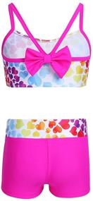 img 3 attached to 👙 Sweetheart Dancewear Swimwear Set for Active Girls' Clothing - 2 Pieces