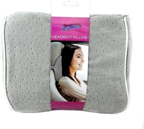 img 1 attached to 🚗 Подушка для путешествий Ultimate Comfort Neck: Надежная память Auto Truck RV Headrest Pillow