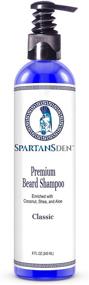 img 1 attached to 🧔 Spartans Den Premium Beard Shampoo 8oz - Ultimate Beard Wash for Dandruff Elimination & Itch Relief, Nourish, Cleanse, and Stimulate Beard Growth, Classic Scent