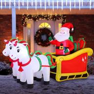 inflatable unicorn christmas inflatables decorations logo