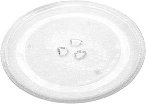 img 4 attached to 💎 12.5-Inch Microwave Glass Plate Replacement with Heat Resistant Glove - Ideal for Large Microwaves