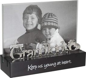 img 3 attached to Malden International Designs Grandkids Desktop Expression Picture Frame, 4x6, Black with Silver Word Attachment: A Stylish Way to Showcase Precious Memories