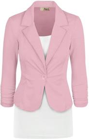 img 2 attached to 👚 Women's Casual Office Blazer Jacket | Clothing, Suiting, Blazers