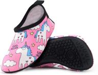 ultimate unicorn water shoes: non slip girls' toddler shoes for adventure logo