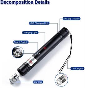 img 1 attached to Tactical Flashlight Rechargeable Suitable Stargazing