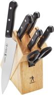 henckels solution knife block brown logo