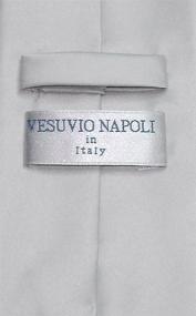 img 1 attached to Носовой платок Vesuvio Napoli SILVER NeckTie