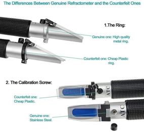 img 1 attached to 🌊 Aeroway Salinity Refractometer: Ideal for Aquarium & Seawater Testing - Dual Scale (1.0 to 1.070 S.G.)