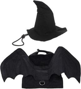 img 2 attached to 🦇 LOCOLO Pet Bat Wings Dogs - Dog Costume for Halloween Fun!