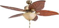 🌴 honeywell 50500-01 sabal palm 52" ceiling fan in aged brass, enhanced for seo logo