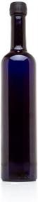 img 4 attached to 🔒 Infinity Jars 500ml (17 fl oz) Black UV Long Neck Glass Oil Bottle - Enhanced for SEO