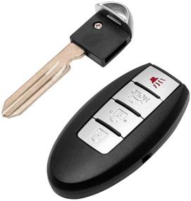 img 1 attached to 🔑 VOFONO Keyless Entry Remote Key Fob for Nissan Altima Maxima Murano Infiniti FX35 FX37 FX50 G25 G35 G37 Q40 Q60 QX70 (FCC ID: KR55WK48903, KR55WK49622) 4-Button