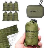 🔥 alphastat emergency blankets: uniquely designed for maximum effectiveness (90% coverage) logo