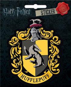 img 1 attached to 🏅 Ata Boy Harry Potter Hufflepuff Sticker - Showcase Your Hufflepuff Pride!