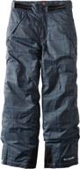 👖 columbia big boys' warmth pant for enhanced ryder performance logo