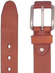 img 2 attached to HISTOCK Classic Leather Men's Belt: Single Buckle Men's Accessories for a Timeless Style