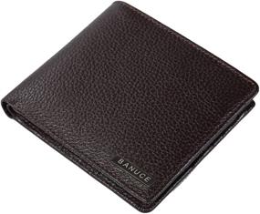 img 4 attached to Banuce Genuine Leather Bifold Wallet Men's Accessories