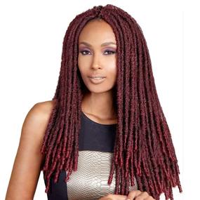 img 4 attached to Synthetic Crochet Braids Senegal Dreadlocks