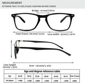 img 1 attached to 🤓 2-Pack Blue Light Blocking Progressive Multifocus Reading Glasses for Men and Women - Spring Hinge Progressive Readers