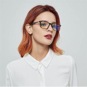 img 3 attached to 🤓 2-Pack Blue Light Blocking Progressive Multifocus Reading Glasses for Men and Women - Spring Hinge Progressive Readers