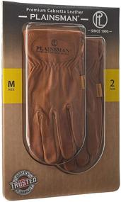 img 1 attached to Plainsman Premium Cabretta Leather Gloves