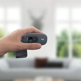 img 1 attached to Logitech HD Webcam C270: Crisp 720p Widescreen Video Calling & Recording (960-000694), Lightweight and Portable at 3.15 lb.