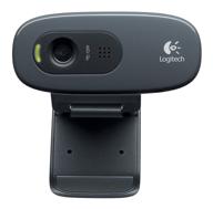 logitech hd webcam c270: четкое широкоформатное видео с разрешением 720p для звонков и записи (960-000694), легкая и портативная, весом 3,15 фунта. logo