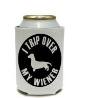 🌭 quirky can cooler - graphics and more's wiener dachshund drink insulator! логотип