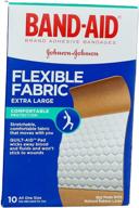 💯 10 ct pack of 3 extra large all one size band-aid flexible fabric bandages logo